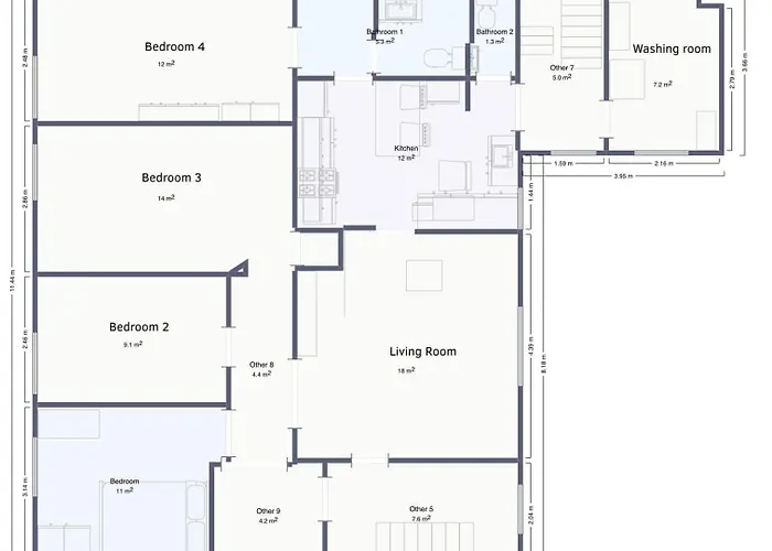 Family-friendly Spacious 4br Near Downtown & Ocean Leilighet Bergen